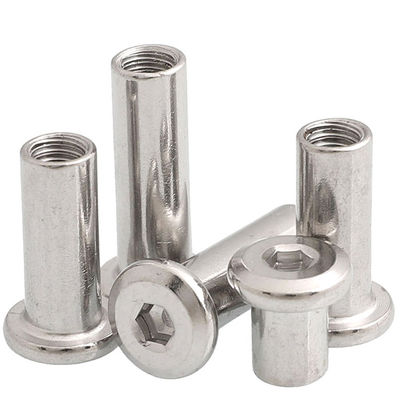 Tornos y tuercas de cabeza de toma hexagonal de acero inoxidable estándar DIN M5-M100 para muebles grandes