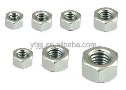 Nuts hexadecimales de acero inoxidable de carbono de todos los tamaños personalizables DIN934 con DIN estándar