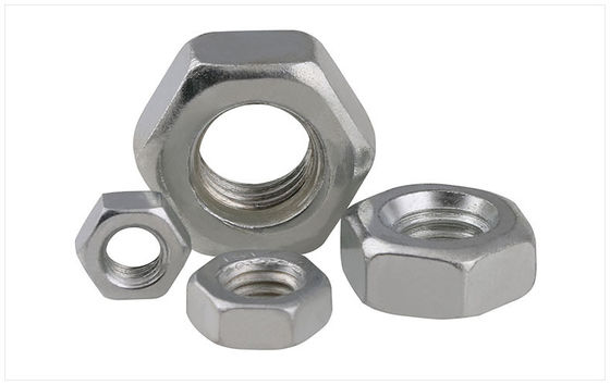 Nuts hexadecimales de acero inoxidable de carbono de todos los tamaños personalizables DIN934 con DIN estándar