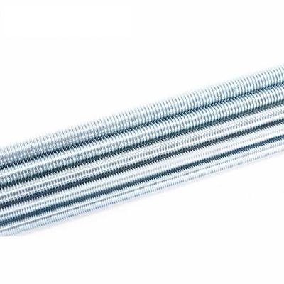 Zinc acabado M4-M48 A2-70 A4-70 Acero inoxidable Acero galvanizado de carbono Varilla roscada