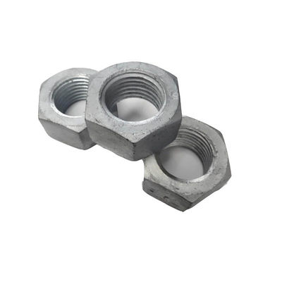 Galvanizado por inmersión en caliente Din 934 Nut acabado pulido grado 8.8 Hex Nut de acero al carbono