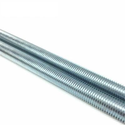 Zinc acabado M4-M48 A2-70 A4-70 Acero inoxidable Acero galvanizado de carbono Varilla roscada