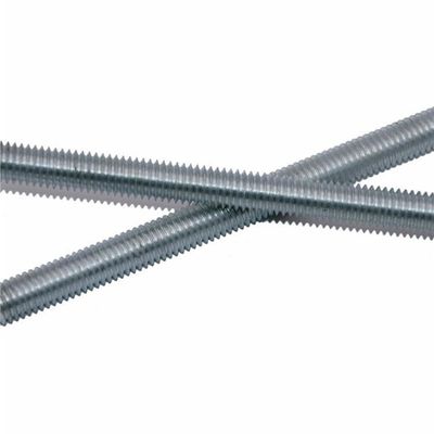 Zinc acabado M4-M48 A2-70 A4-70 Acero inoxidable Acero galvanizado de carbono Varilla roscada
