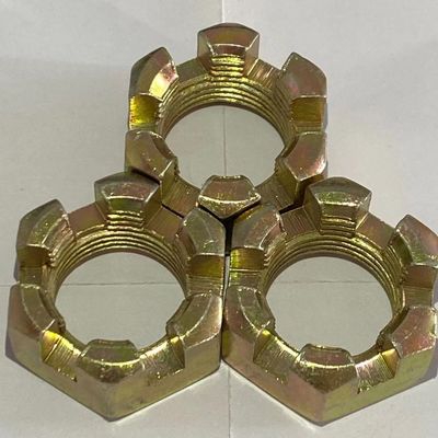Noches con ranuras hexadecimales con ranuras de castillo grado 4.8/8.8/10.9/12.9Ect estándar DIN
