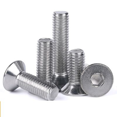 Para las aplicaciones M3.5-M12, los tornillos con tapa de cabeza de conexión hexagonal con contador sumergido certificados ISO9001