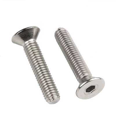 Para las aplicaciones M3.5-M12, los tornillos con tapa de cabeza de conexión hexagonal con contador sumergido certificados ISO9001