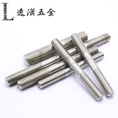 Finitura de acero inoxidable de zinc A4-70 A2-70 Cerrojo de rodillo DIN9674 Rod con rosca de acero al carbono plano