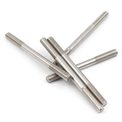 Finitura de acero inoxidable de zinc A4-70 A2-70 Cerrojo de rodillo DIN9674 Rod con rosca de acero al carbono plano