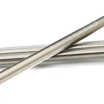 Finitura de acero inoxidable de zinc A4-70 A2-70 Cerrojo de rodillo DIN9674 Rod con rosca de acero al carbono plano