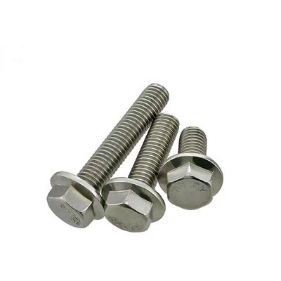 longitud del tornillo de la brida hexagonal de titanio 3 mm-500 mm M3-M64 para la industria del petróleo y el gas