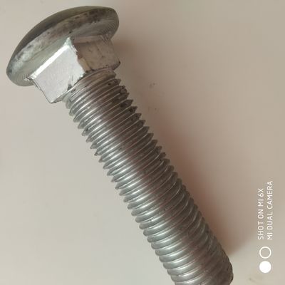 Calor sumergido galvanizado redondo de la cabeza barandilla de protección de empalme tornillo y tuerca con ANSI estándar