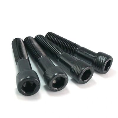 ASTM A574 Finish de óxido negro Hexágono de cabeza de toma de conexión para tornillos DIN912 en la norma de la industria