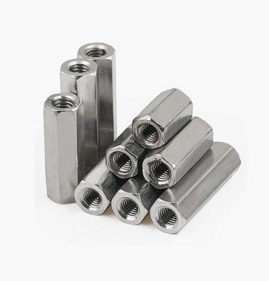 Nut de acoplamiento de cabeza hexagonal con diseño engrosado y material de acero