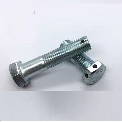 Cerrojo hexagonal con agujero para alfiler en el centro de la cabeza o el extremo M3-M100 DIN ANSI estándar