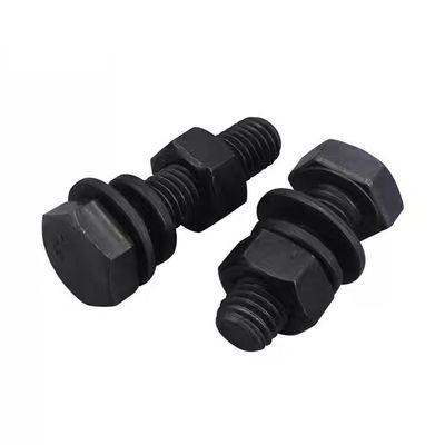 MM10-MM500 Cerrojos de cabeza hexadecimal de acabado plano, tuercas y lavadoras de Handan DIN933 DIN931