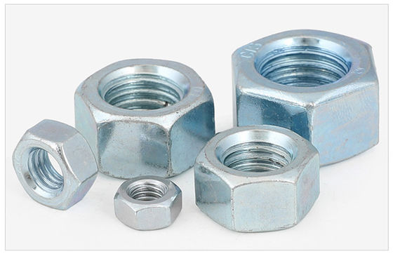 Medición métrica Nucleo hexagonal ISO Din con recubrimiento de zinc Negro DIN 934