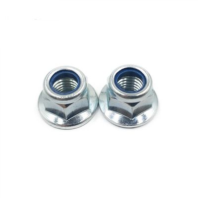 M2-M100 Hex Flange Nylock Nut Suministro directo Mejor con Zn HDG Negro Plain Finish