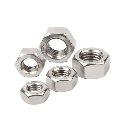 Acero inoxidable con revestimiento de zinc amarillo SS304 SS316 A2 A4 70 80 Hex Nut DIN934 Direct