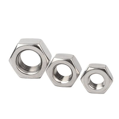 Acero inoxidable con revestimiento de zinc amarillo SS304 SS316 A2 A4 70 80 Hex Nut DIN934 Direct