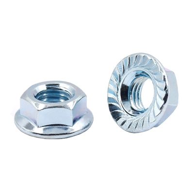 Sistema de medición métrico DIN 6923 Nut de brida hexagonal galvanizado con perno aceptable OEM