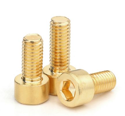 Grado 4.8 DIN estándar conector de latón de tuercas eléctricas con y estándar