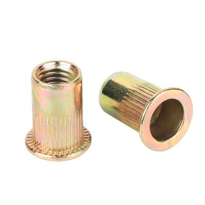 Nuez galvanizada de cabeza plana con remaches verticales de grado 4.8/8.8/10.9/12.9 Ect