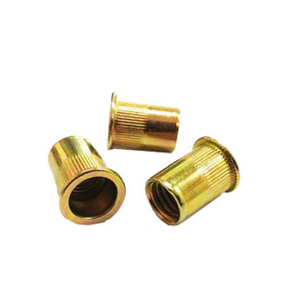 Nuez galvanizada de cabeza plana con remaches verticales de grado 4.8/8.8/10.9/12.9 Ect