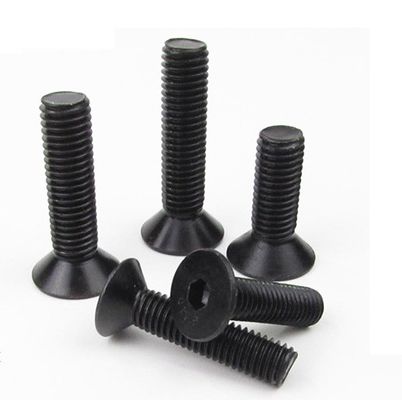 Finished negro DIN 7991 contrafundido Hexagon Socket Cerrojo con los requisitos del cliente