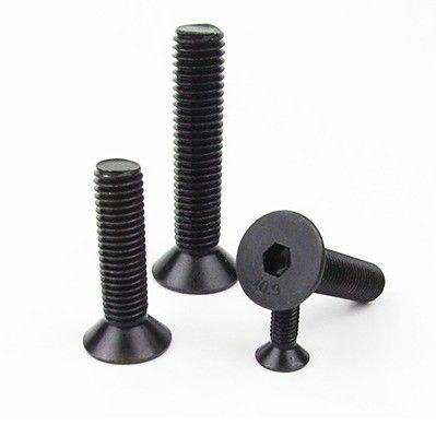 Finished negro DIN 7991 contrafundido Hexagon Socket Cerrojo con los requisitos del cliente