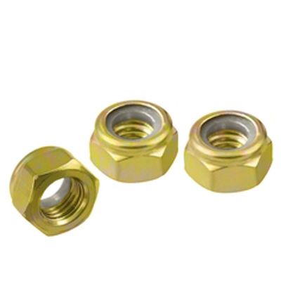 DIN985 Cerradura negra galvanizado Hex Nut Grado 4.8/6.8/8.8/10.9/12.9 de sujetador