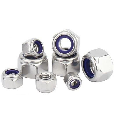 DIN985 Cerradura negra galvanizado Hex Nut Grado 4.8/6.8/8.8/10.9/12.9 de sujetador