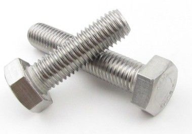 Grado de construcción SUS304 de acero inoxidable, cabeza hexagonal, perno y tuerca Din933 para construcción
