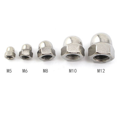 Construcción M2-M30 Fijación 304 acero inoxidable Hexagonal cabeza redonda de la nuez con cubierta decorativa