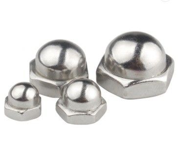 Construcción M2-M30 Fijación 304 acero inoxidable Hexagonal cabeza redonda de la nuez con cubierta decorativa