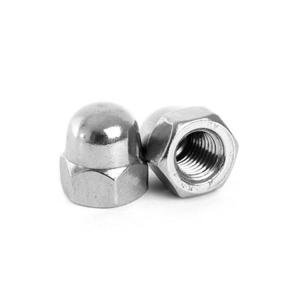 Construcción M2-M30 Fijación 304 acero inoxidable Hexagonal cabeza redonda de la nuez con cubierta decorativa