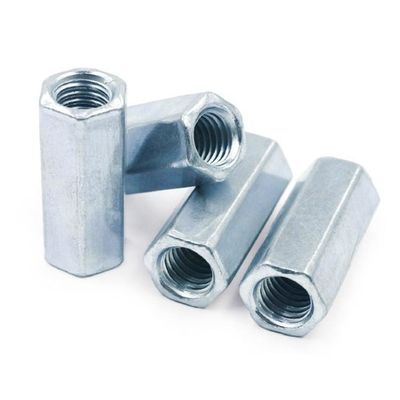 Conexión de tornillo de plomo para una tuerca redonda extendida DIN6334 con acabado plano de grado 8.8/10.9/12.9