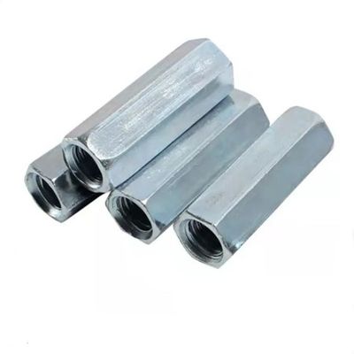 Conexión de tornillo de plomo para una tuerca redonda extendida DIN6334 con acabado plano de grado 8.8/10.9/12.9