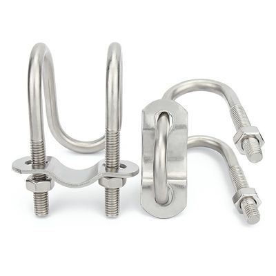 Se proporcionan muestras gratuitas de abrazadera de perno para tuberías M6-M64 de acero al carbono/acero inoxidable