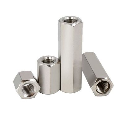 Conexión de tornillo de plomo para una tuerca redonda extendida DIN6334 con acabado plano de grado 8.8/10.9/12.9