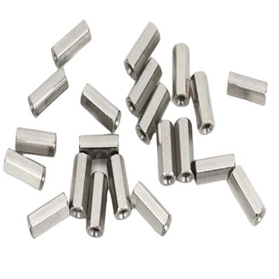 Conexión de tornillo de plomo para una tuerca redonda extendida DIN6334 con acabado plano de grado 8.8/10.9/12.9