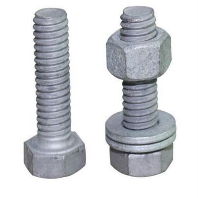Bolsillo galvanizado por inmersión en caliente de grado industrial DIN933 DIN934 para un rendimiento duradero