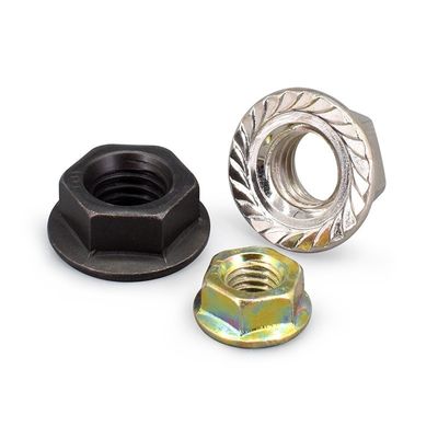 M2-M30 Noca de bloqueo de nylon de acero inoxidable 304 simple DIN6923 para aplicaciones de carga pesada
