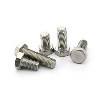 Cerrojos y tuercas hexagonales de acero inoxidable 304 de alta precisión para aplicaciones de alta temperatura