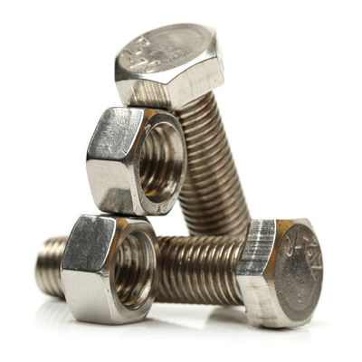 Cerrojos y tuercas hexagonales de acero inoxidable 304 de alta precisión para aplicaciones de alta temperatura