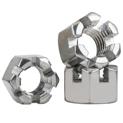 Venta directa de nuez negra M2-M30 con ranuras DIN935 Hexagonal en diferentes tamaños
