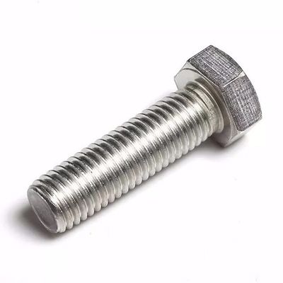 Finitura plana de acero inoxidable Hex cabeza pernos de nueces Lavadoras con opciones personalizables