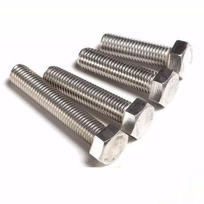 Finitura plana de acero inoxidable Hex cabeza pernos de nueces Lavadoras con opciones personalizables