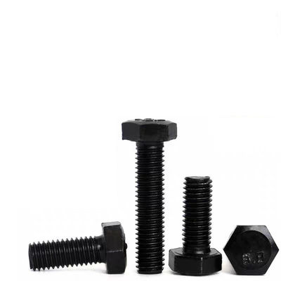 Construcción de edificios Cerrojo hexagonal de acero de rosca completa 10 mm-500 mm Largo para la construcción