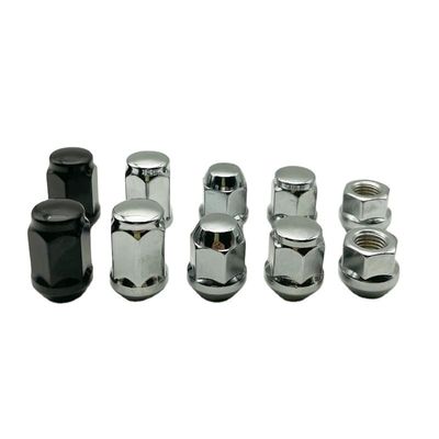 Industria automotriz Óxido negro acabado de superficie cónica Modificación de tornillos de neumáticos extendidos