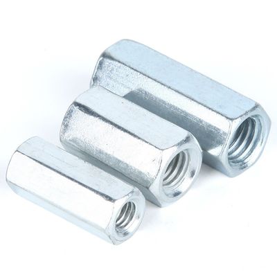 201/304 Noca de unión de tornillo cilíndrica de acero inoxidable estándar con acabado zincado